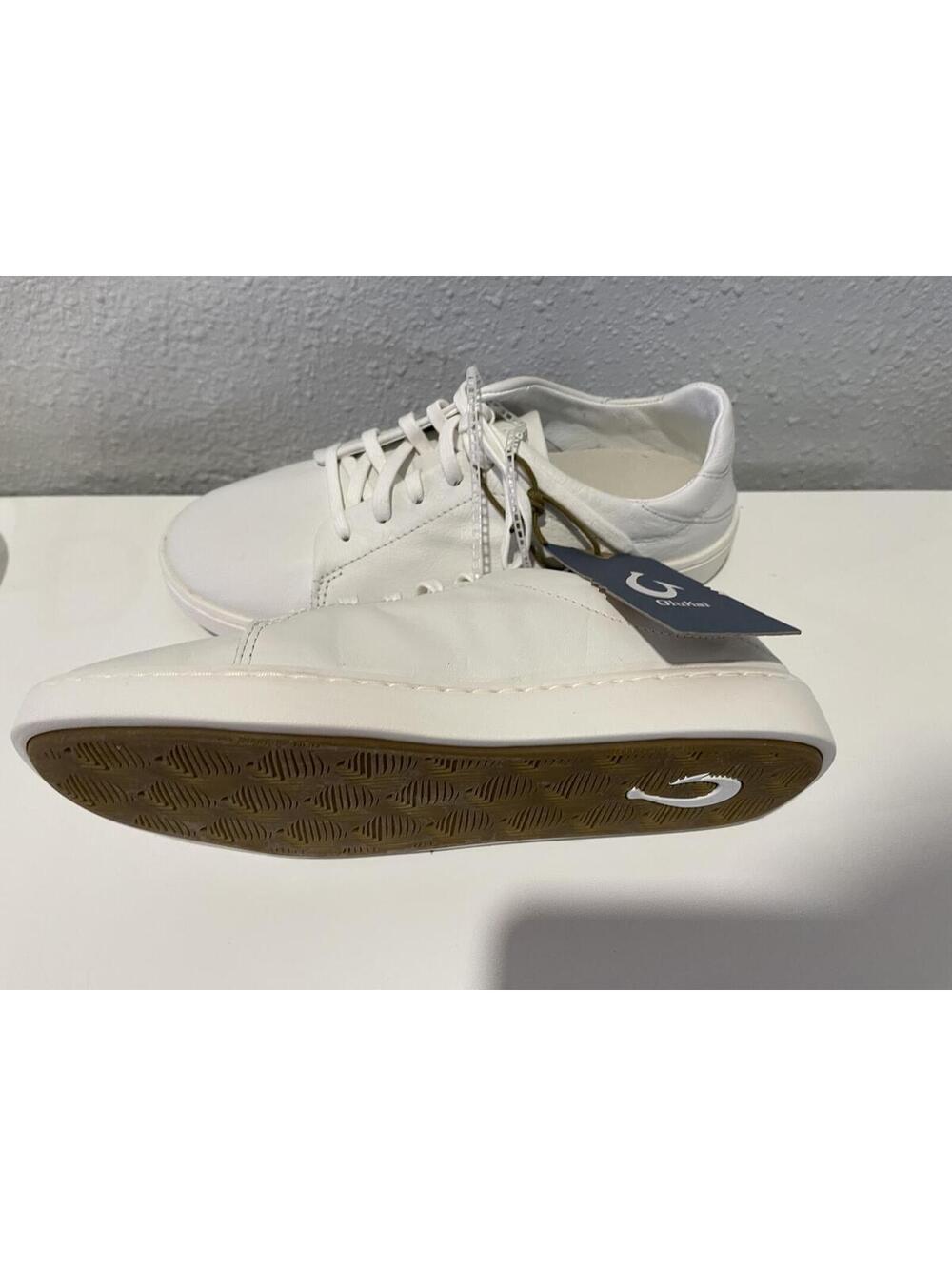Olukai Pehuea Li'L W White Sneakers Women's Size 8 - Picture 6 of 7